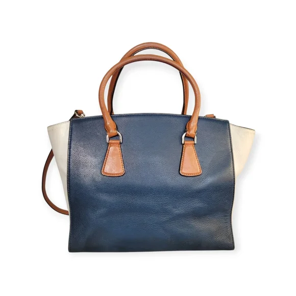 Michael Kors Large Sophie Zip Top Satchel Colorblock Leather With Strap - Picture 5 of 15